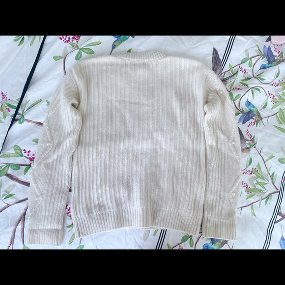 C by Bloomingdale’s Faux Pearl Cashmere - Picture 2 of 5